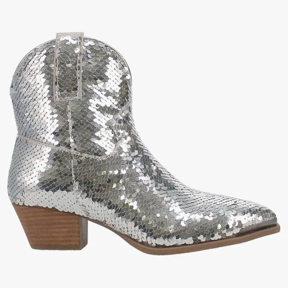 Dingo Silver Bling Thing Western Boot